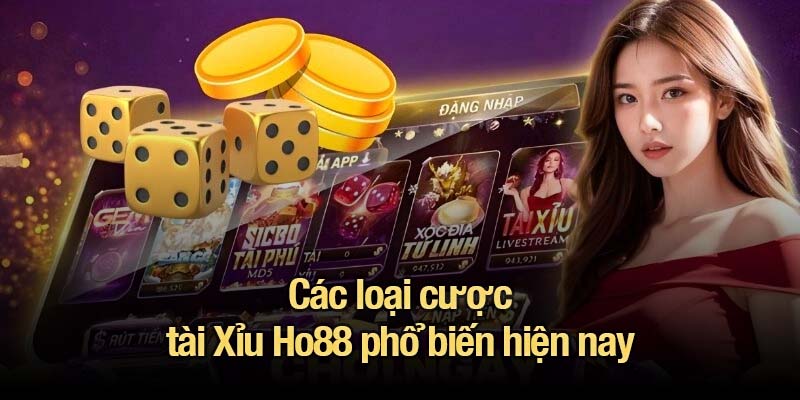 Các loại cược tài Xỉu Ho88 phổ biến hiện nay